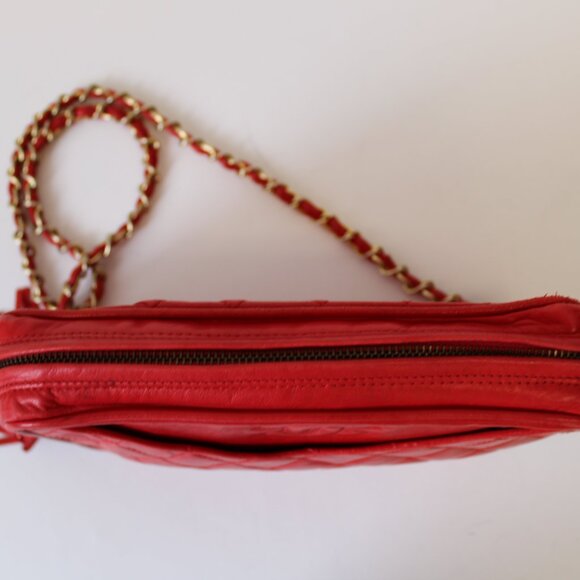 Chanel Tassel Bag Red Lambskin & Gold-Tone Metal - Picture 9 of 11